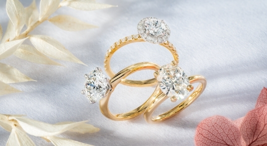 Green sapphire diamonds engagement ring